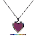 Pikkukuva 1 / 5: Mood kaulakorut Heart Pendant kaulakoru lämpötilan säätö väri one size