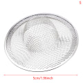 Miniatyrbillede 1 af 8: 2 stk. Badeværelsesafløbsfilter i rustfrit stål til brusehår Silver 5CM