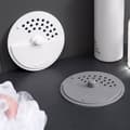 Miniatyrbillede 2 af 5: Roterbart lugtfrit afløbsdæksel hårfilter vask kloakdæksel med A1