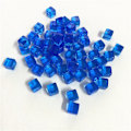 Miniatyrbillede 1 af 8: 50 stk/sæt 8 mm klar terning Farverig krystal firkantet hjørne Transpa Blue 50pcs