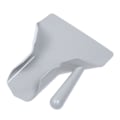 Miniatyrbillede 6 af 8: Chip Scoop pommes frites -grade plastskovl stegeske med H Gray one size