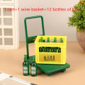 Miniatyrbilde 1 av 8: 1/12 Dollhouse Simulering Ølvogn Leker Miniøl Modell Dol A2 one size