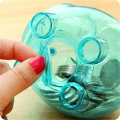 Miniatyrbilde 3 av 5: Baby Plast Sparegris Mynt Penger Kontanter samleobjekt spareboks Blue 0