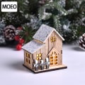 Miniatyrbilde 4 av 8: Jul LED lys Trehus Lysende juledekorasjon A one size