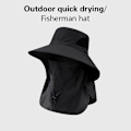 Miniatyrbild 3 av 8: Mode Sommar Solhatt UV-Skydd Utomhus Andningsbar Avtagbar grey