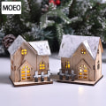 Miniatyrbilde 3 av 8: Jul LED lys Trehus Lysende juledekorasjon A one size