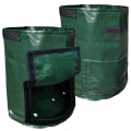 Miniatyrbilde 8 av 8: 3/5/7/10 Gallon ing Potet Grow Poser Vanntett PE Hagegrønnsak Black 10Gallon(US)