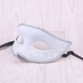 Miniatyrbilde 5 av 8: Maskerade masker for par venetiansk kvinne blonder menn PP Cosplay Black ONESIZE