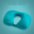 Miniatyrbillede 6 af 8: Rejsepuder Oppustelige Super Light Portable Nakkepude U-Sh grey one size
