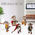Miniatyrbilde 5 av 8: Filtet Mussett DIY - Håndlaget Filtmus Jul A