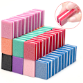Miniatyrbild 2 av 8: 50st svamp Nagelfil Slipning Buffer Polish Nagelfil Manikur Pink one size