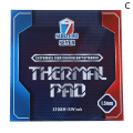 Miniatyrbillede 1 af 8: SubZero Seven GP-Ultimate 12,8W/MK Thermal Pad CPU/GPU-grafik C 1.5mm