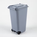 Pikkukuva 1 / 5: Mini Desktop CAN Muoviset roskakorit Kannella Kotitalous Cl Blue One Size