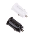 Miniatyrbillede 8 af 8: QC3.0 Biloplader Hurtigopladning Hvid Sort Dual Port Minibil Black oensize