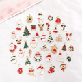 Miniatyrbillede 3 af 5: 72 stk. blandede jule charms emalje vedhæng DIY armbånd juvel Multicolor 72Pcs