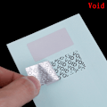 Miniatyrbillede 1 af 5: 100 stk. Blank sikkerhedsforsegling manipulationssikker garanti ugyldig etiket stic Yellow onesize
