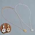 Miniatyrbillede 4 af 5: Mode Kvinder e Kæledyr Hunde Footprints Cat Paw Pendant Chain Neck Silver One Size