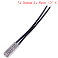 Miniatyrbillede 1 af 5: 1 Stk KSD9700 temperaturafbryder termostatbeskytter normalt kl Black Normally Open 40°C