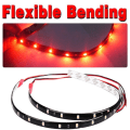 Miniatyrbilde 4 av 5: 2 STK Vanntett DC 12V Motor LED Strip Undervognslys For Bil Yellow 2