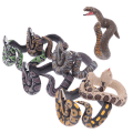 Miniatyrbillede 7 af 8: Tricky Funny Spoof Simulation Snake Toy Snake Armbånd nyhed A4 one size