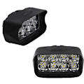 Miniatyrbillede 4 af 5: 1 Stk Motorcykel Bil Super Bright 8 LED Lys Forlygte Spotlight Black One Size