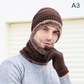 Miniatyrbillede 1 af 5: Vinterhatte Til Mænd Skullies Beanie Hat Vinterhue Mænd Damer Wo Coffee One Size