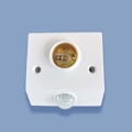 Pikkukuva 3 / 8: AC85-265V automaattinen ihmiskehon infrapuna-IR-anturin lampun pidike L White onesize