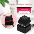 Merit +1 Muyu dekompressionsnyckelring Halsband LED Button Pendan Black one size