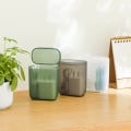 Miniatyrbillede 4 af 5: Bærbar trådkabel opbevaringsboks rejsehovedtelefon smykker mønt O Green one size