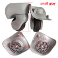 Miniatyrbild 1 av 5: 1 par A08 resväska Bagagebyte Hjul Swivel Mute Dua 4（small gray）