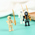 Miniatyrbillede 2 af 5: 12 stk Skeleton (lige arme / drejearme) Pirates Castle Bui Multicolor 12pcs