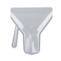 Miniatyrbillede 7 af 8: Chip Scoop pommes frites -grade plastskovl stegeske med H Gray one size