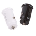 Miniatyrbilde 7 av 8: QC3.0 Billader Hurtiglading Hvit Svart Dual Port Minibil Black oensize