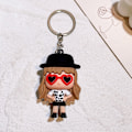 Miniatyrbillede 6 af 8: Singer Taylor Swift Nøglering Silikon Swift Figur Nøglering Fo A2