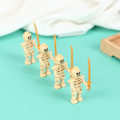 Miniatyrbillede 1 af 5: 8 stk skelet (lige arme / drejearme) Pirates Castle Buil Yellow 8pcs