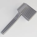 Miniatyrbild 6 av 8: Frisör Hårting Böjd Positionering Kam Styling Hårklippare C Gray onesize
