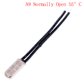 Miniatyrbillede 1 af 5: 1 Stk KSD9700 temperaturafbryder termostatbeskytter normalt kl Black Normally Open 55°C