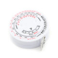 Miniatyrbild 1 av 6: BMI Body Mass Index Infällbar tejp 150 cm Måtträknare D A one size