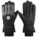 Miniatyrbillede 7 af 8: Skihandsker Vinterhandsker Til Kvinder Mænd Snowboard Vanter Touch Gray White