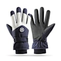 Miniatyrbillede 7 af 8: Skihandsker Vinterhandsker Til Kvinder Mænd Snowboard Vanter Touch Black Gray