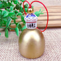 Miniatyrbillede 5 af 5: Bell Blessing Feng Shui Wind Chime for Good Luck Fortune Home C Bronze gold 2pcs