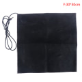 Miniatyrbilde 1 av 5: 7 Størrelse USB Varme Karbon Fiber Oppvarmede Pads Oppvarmet Jakke Coat Ves Black 30*30cm