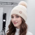 Miniatyrbillede 2 af 8: Vinter Tyk Varm Beanie Hue Forælder Børn Varm Strikket Vinter Ha Gray one size