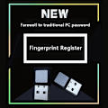 Miniatyrbild 1 av 4: Smart ID USB fingeravtrycksläsare för 10 32/64-bitars lösenordsfri