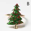 Miniatyrbilde 5 av 5: 6stkJuleserviettringholdere Julebord Dekorasjon til hom Multicolor 6pcs