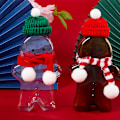 Miniatyrbillede 5 af 5: 500ML honningkagemand flaske Bjørn form plastik drikke kop Chris Transparent Bottle
