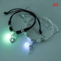 Pikkukuva 1 / 8: 1Pari Luminous Star Moon Cat Rannekoru Pariskunta Charm Käsintehty Adj A9 One size