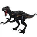 Miniatyrbillede 1 af 5: Jurassic s Toy Movable Action Figur Walking Indoraptor black one size