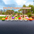 Miniatyrbillede 2 af 8: 5 stk. Kapibara Bilindretning Auto Instrumentbræt Dukkepynt Kapiba 1Pc random style