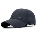 Miniatyrbillede 6 af 8: Mænd Kvinder Sommer Baseball Cap Hurtigtørrende Hatte Unisex Breathab White one size